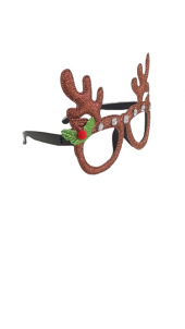 YILBAŞI GÖZLÜK GEYİK BOYNUZ TAŞLI KAHVERENGİ - 2