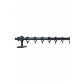 Antrasit Raysız Ahşap Rustik Perde Askısı - 100 CM - 4