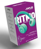Jopus Ritmo Kulak Üstü Kablolu Kulaklık Katlanabilir JS-80 (Yeşil) - 1