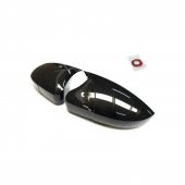 Hyundai Elentra 2016-2018 Uyumlu Yarasa Ayna Kapağı Sinyalli Piano Black Batman - 2