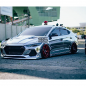 Hyundai Elentra 2016-2018 Uyumlu Yarasa Ayna Kapağı Sinyalli Piano Black Batman - 4