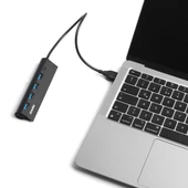 DARK Connect Master USB Type-A to 1xUSB-C Charge 4 Port USB2.0 HUB DK-AC-USB346 thumbnail 4