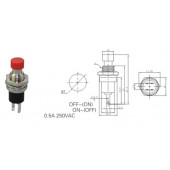BUTON 7mm METAL TERS NK KONTAK DİYAFON - 2