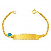 14 Ayar Altın Hediyelik Çocuk Künyesi thumbnail 1