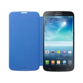Samsung i9200 Galaxy Mega Flip Cover Orjinal Kılıf - Mavi EF-FI920BCEGWW thumbnail 3