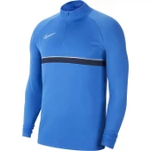Nike M Nk Df Acd21 Dril Top Erkek Mavi Futbol Uzun Kollu Tişört - 1