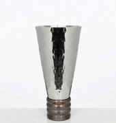 Vitale Dor Dekoratif Büyük Vazo Silver 49X24CM AK.JA0043 - 1