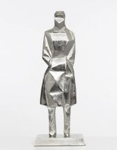Vitale Büyük Boy Kadın Dekoratif Obje Silver 60X23X12CM AK.IU0045 - 1