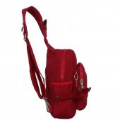 Kenyon Cox 8815 Bordo Unisex Klınkır Maymunlu Günlük Sırt Çantası - 5