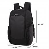 Bagacar 710  Siyah Unisex Okul ve Günlük Sırt Çantası - 8