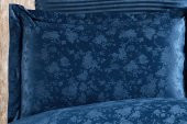 Finezza Rita Bambu Jakar Kumaş İndigo ikili Oksford 60x80 cm Yastık Kılıfı-1333 - 2