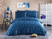 Finezza Rita Bambu Jakar Kumaş İndigo ikili Oksford 60x80 cm Yastık Kılıfı-1333 - 6