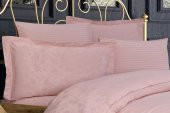 Finezza Rita Bambu Jakar Kumaş Pudra ikili Oksford 60x80 cm Yastık Kılıfı - 1334 - 1