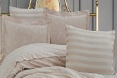 Finezza Rita Bambu Jakar Kumaş Taş ikili Oksford 60x80 cm Yastık Kılıfı - 1336 - 1