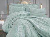Finezza Rita Bambu Jakar Kumaş Mint ikili Oksford 60x80 cm Yastık Kılıfı - 1337 - 6