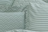Finezza Odesa Bambu Jakar Kumaş Mint ikili Oksford 60x80 cm Yastık Kılıfı - 1340 - 4