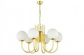 LampaLuce Esta Modern Camlı Avize 6lı Sarı 65x80cm - 1