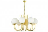 LampaLuce Esta Modern Camlı Avize 8li Sarı 70x80cm - 1