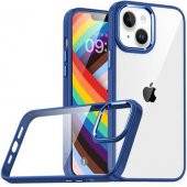 Apple iPhone 14 Kılıf Şeffaf Flora Kapak - 1