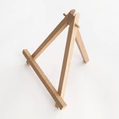 Ahşap Şövale, Ahşap Resim Standı, Ahşap Fotoğraf Standı, Masaüstü Şövale, Aksesuar Şövale, Dekor - 1