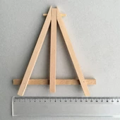 Ahşap Şövale, Ahşap Resim Standı, Ahşap Fotoğraf Standı, Masaüstü Şövale, Aksesuar Şövale, Dekor - 7