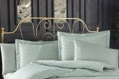 Finezza Bella Bambu Jakar Kumaş Mint ikili Oksford 60x80 cm Yastık Kılıfı - 1347 - 1