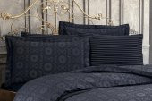Finezza Jardin Bambu Jakar Kumaş Füme ikili Oksford 60x80 cm Yastık Kılıfı -1353 - 1