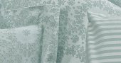 Finezza Jardin Bambu Jakar Kumaş Mint ikili Oksford 60x80 cm Yastık Kılıfı -1354 - 3