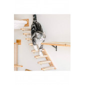 Ahşap Kedi Tırmanma ve Kedi Tırmalama Duvarı & Tırmanma Merdiveni - 1