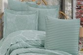 Finezza Tiara Bambu Jakar Kumaş Mint ikili Oksford 60X80cm Yastık Kılıfı - 1359 - 1