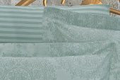 Finezza Tiara Bambu Jakar Kumaş Mint ikili Oksford 60X80cm Yastık Kılıfı - 1359 - 4