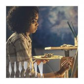 Boyama Spatülü 98 mm 1 Adet Boyama Bıçağı Spatula Palet Bıçağı Paslanmaz Çelik Boya Karıştırma Kazıyıcı Ahşap Saplı 1 Adet - 3