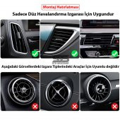 Araç Içi Klima Havalandırma Izgarası Krom Trim Seti Film Şerit Havalandırma Izgarası Krom Trim Şerit - 6