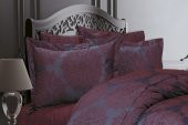 Finezza Tiara Bambu Jakar Kumaş Bordo ikili Oksford 60X80cm Yastık Kılıfı - 1361 - 1