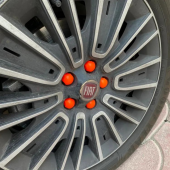 Düz Bijon Kapağı Sökme Aparatlı 20 Li Set Turuncu 19 mm - 1