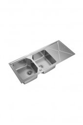 Teka Brooklyn 80 M-xp 2b 1d 116 cm Çift Göz Damlalıklı Evye 115160010 - 3