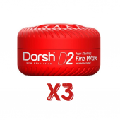 Dorsh Saç Şekillendirici Wax Fire Wax D2 150 Ml 3 Adet - 1