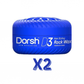 Dorsh Saç Şekillendirici Wax Rock Wax D3 150 Ml 2 Adet - 1