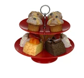 Professional Gastronomi Teşhir Tepsisi 2'li Yuvarlak PC - (25+30) cm BO388 - 1