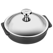 DÖKÜM DEMİR GÜVEÇ 16CM +P.KAPAK - 1