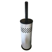 Krom Delikli Klozet Fırçası - 1