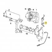 BMW M SERİ ATE ARKA FREN KALİPER YAYI 34212227672 - 4