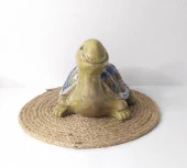 Küllük Kaplumbağa Seramik Antalya Kemer Görselli Kül Tablası - 4