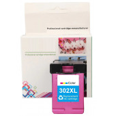 HP 302XL-F6U67AE (1110-2130-2132-2134-3630-3632-3633-3634-3636-3638-4520-4522-4523-4524-4525) Muadil Renkli Kartuşu - 1