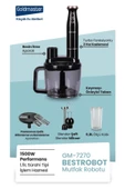 Bestrobot 1500 Watt 5 In 1 Mutfak Robotu Multi Blender Seti Gm7270 - 8