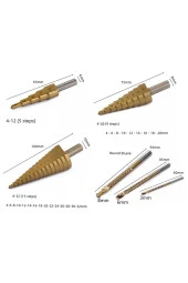 Anadolu Strong Profesyonel Kademeli Matkap Uc Seti Sac Delme SET - 5
