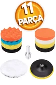 Anadolu Strong Pasta Cila Polisaj Süngeri Pedi Seti 115 Mm Otomotiv Parlatıcı (11 PARÇA) - 1