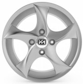 KORMETAL JANT KM444 6X14 4X100 ET-35 67.2 SİLVER (4 ADET) thumbnail 2