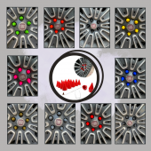 Sivri Mermi Bijon Kapağı Sökme Aparatlı Kırmızı 17 mm - 5