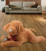 Peluş Yumuşacık Sevimli Köpek, Uyku ve Oyun Arkadaşı - 80 cm - 4